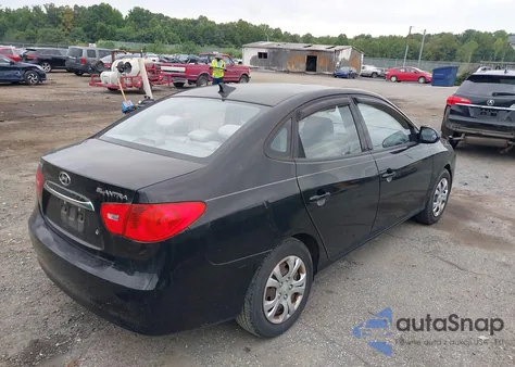 2010 Hyundai Elantra Blue/Gls/Se from USA, damaged, VIN KMHDU4AD0AU190838